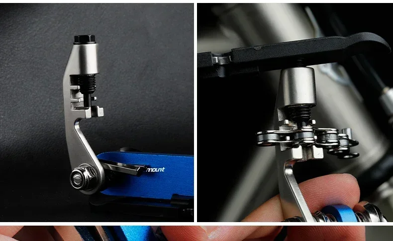 Fahrrad-Reparatur-Werkzeug-Set, multifunktional, 14-in-1, Wartungswerkzeug-Set aus legiertem Stahl, Kreuzschraubendreher, Kettenschneider – Detail 11