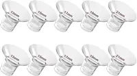 Breast Pump Accessories Flange Inserts 13/15/17/19/21/mm Caliber Size Adaptor Converter Small Nipple Horn Adapter 1
