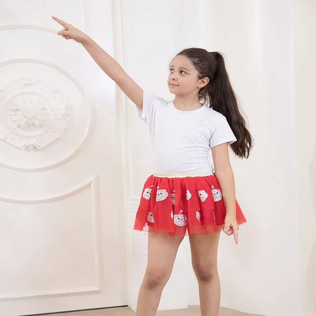 Wax Mini Jupe Enfant Jupe Bretelles Mini Jupe Tutu à Paillettes