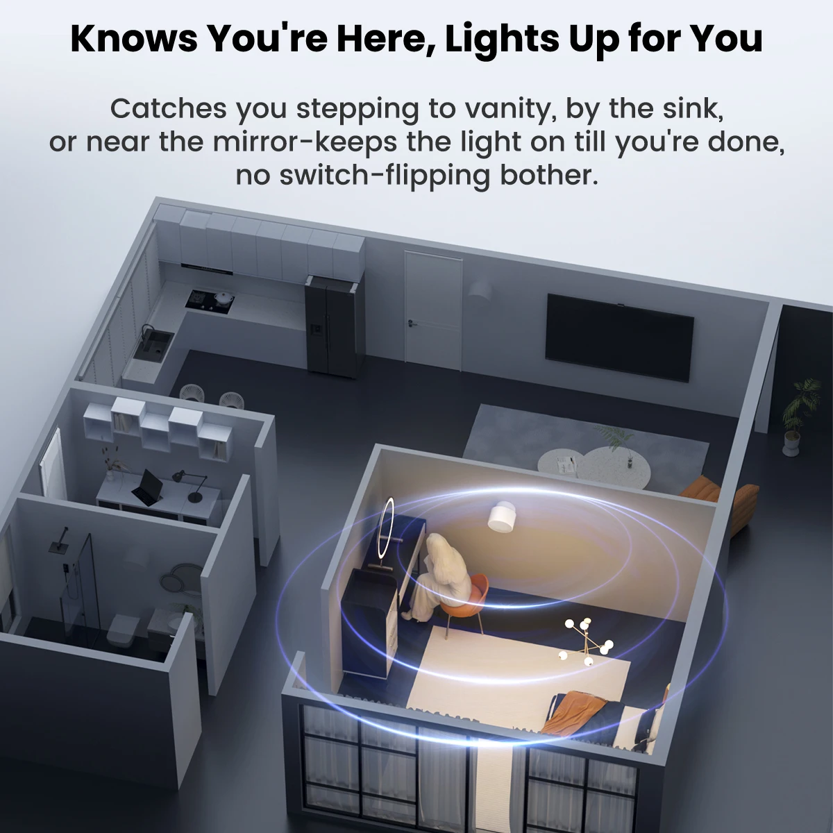 GIRIER Tuya ZigBee 인간 존재 센서 스마트 홈 자동화를 위한 3-in-1 PIR 광 감지기 알람 지원 APP 원격 모니터링