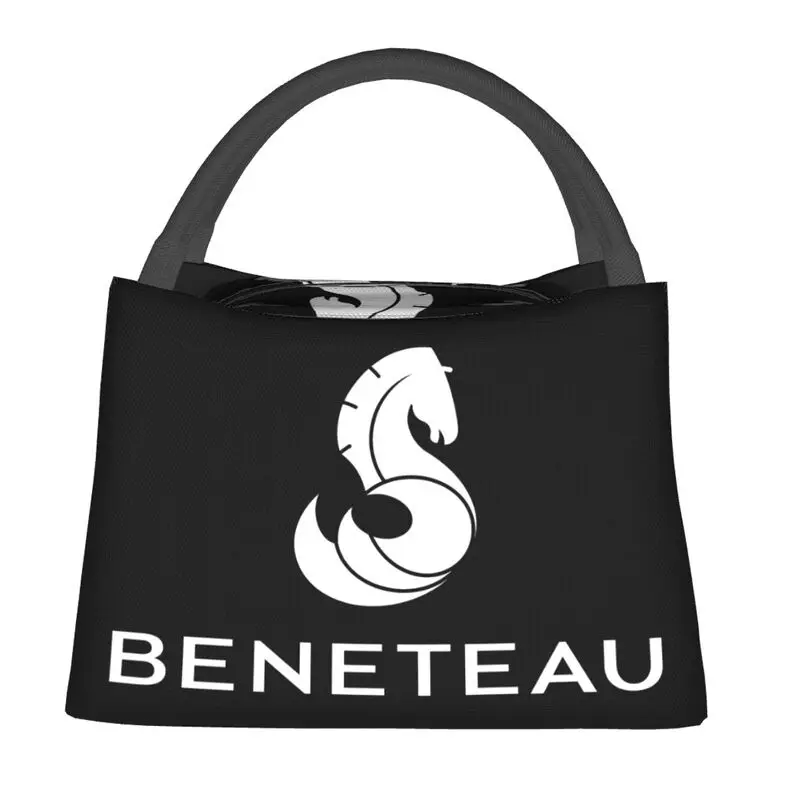 

Beneteau Sailing Boat Logo Portable Lunch Box Women Thermal Cooler Food Insulated Lunch Bag Office Work Pinic Container