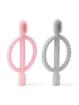 1 Piece Silicone Teether Baby Chew Teething Toys,For 6 To 12 Months And For Babies 12-18 Months Baby Boy And Girl 2