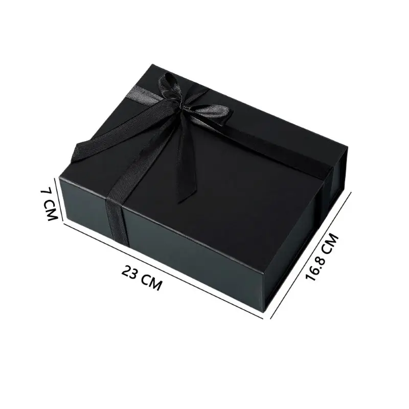 Customized Personalized Bow Ribbon Folding Gift Box, Luxury Collapsible Cardboard Packa... - SKU LCCP1132 - UGI Packaging