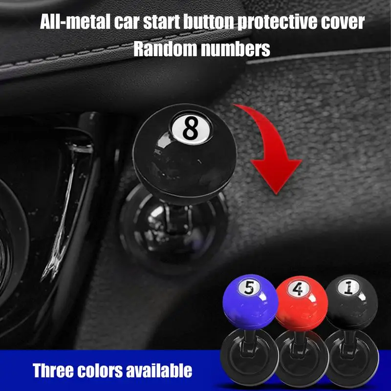 Car Push-to-Start Rocker Lever Engine Start Stop Button Automotive ...