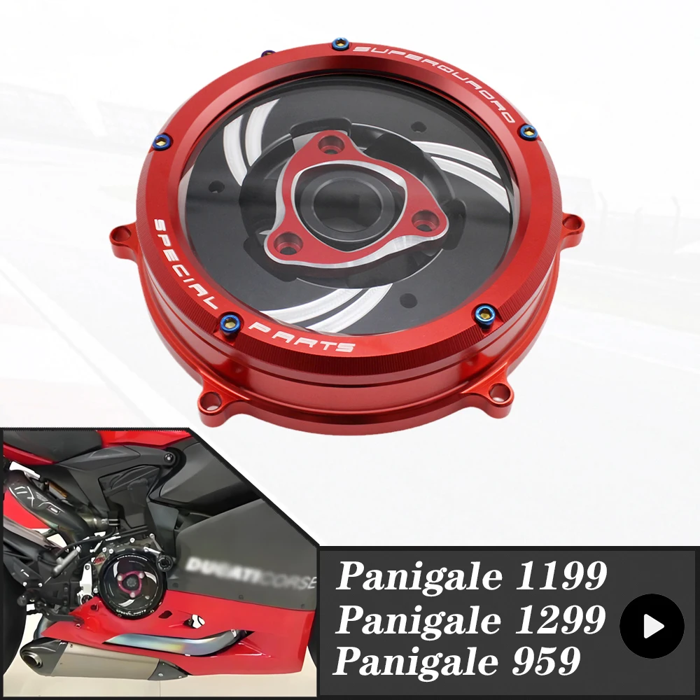 クリアクラッチカバー　Panigale、パニガーレ1299、959 Amazon | クリアクラッチカバーセット CNCアルミバイク