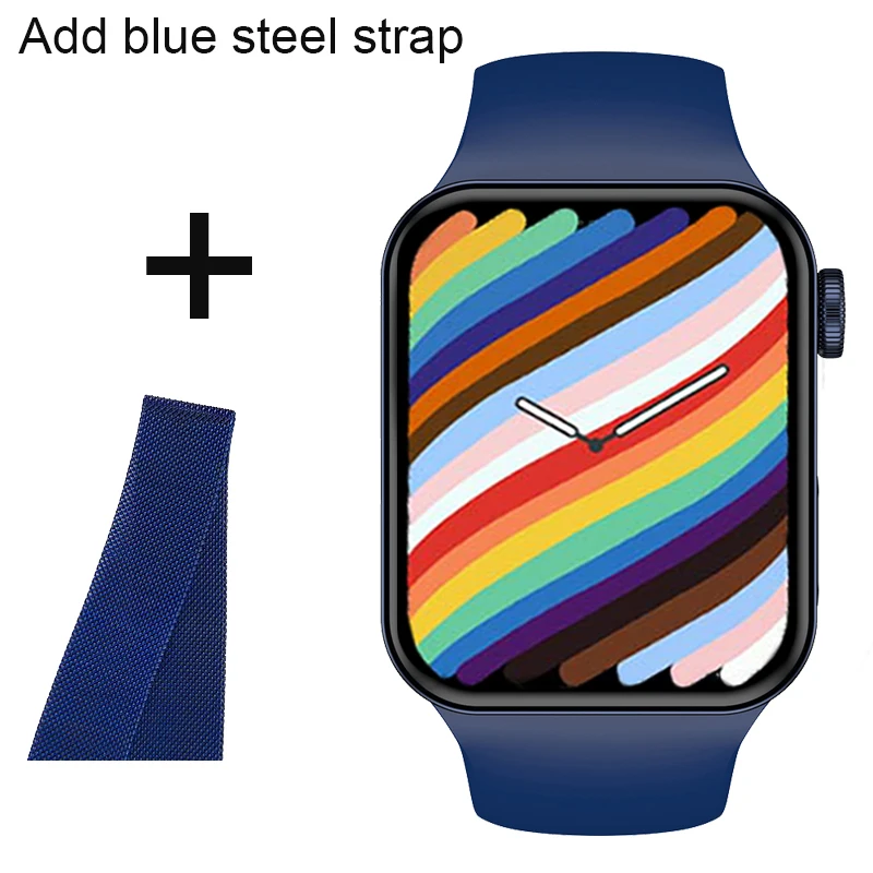 2022 Smart Watch Series 7 IWO Smartwatch Men Women 44mm BT Call Sports Fitness Tracker Clock For Apple Xiaomi Huawei PK X8 Max 