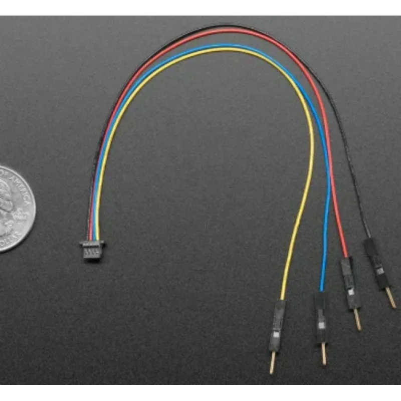 

4209 STEMMA QT / Qwiic JST SH 4-контактный Штекерный кабель премиум-класса длиной 200 мм