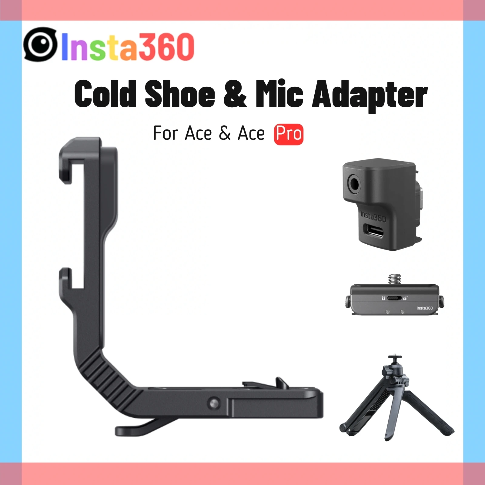 Insta360AceProColdShoeMountMicAdapterMicrophoneAudioKitAluminumAlloyForACEACE.jpg