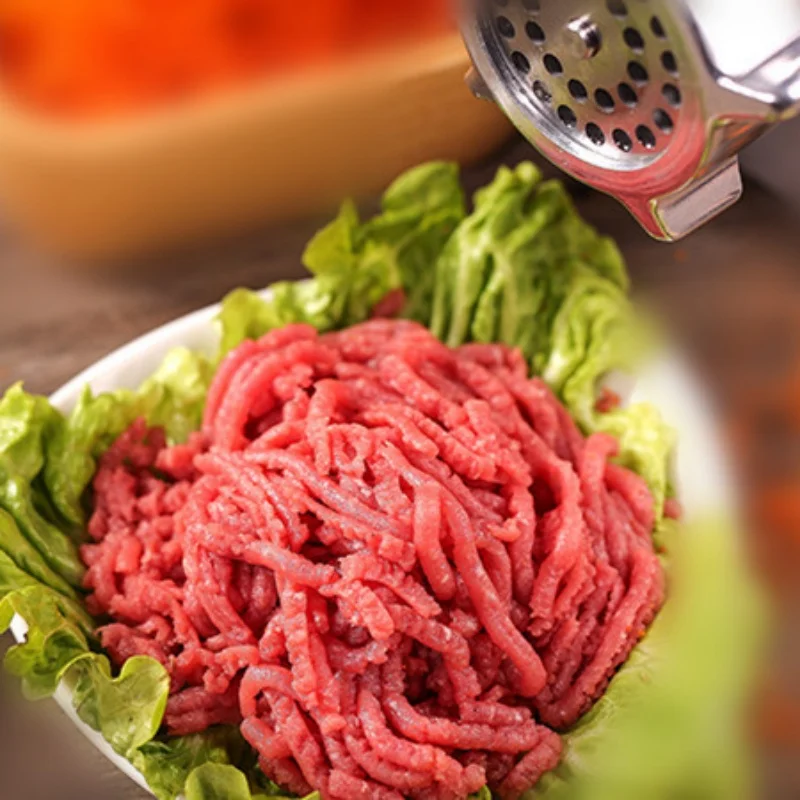 Stainless Steel Electric Meat Grinder Household Meat Grinder Home Black Sausage Filler Multifunction On The Table 4