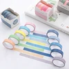 Card Lover 5 Rolls Basic Series Journal Colourful Washi Tape Scrapbooking Morandi Color Masking Tape Journaling Material 5