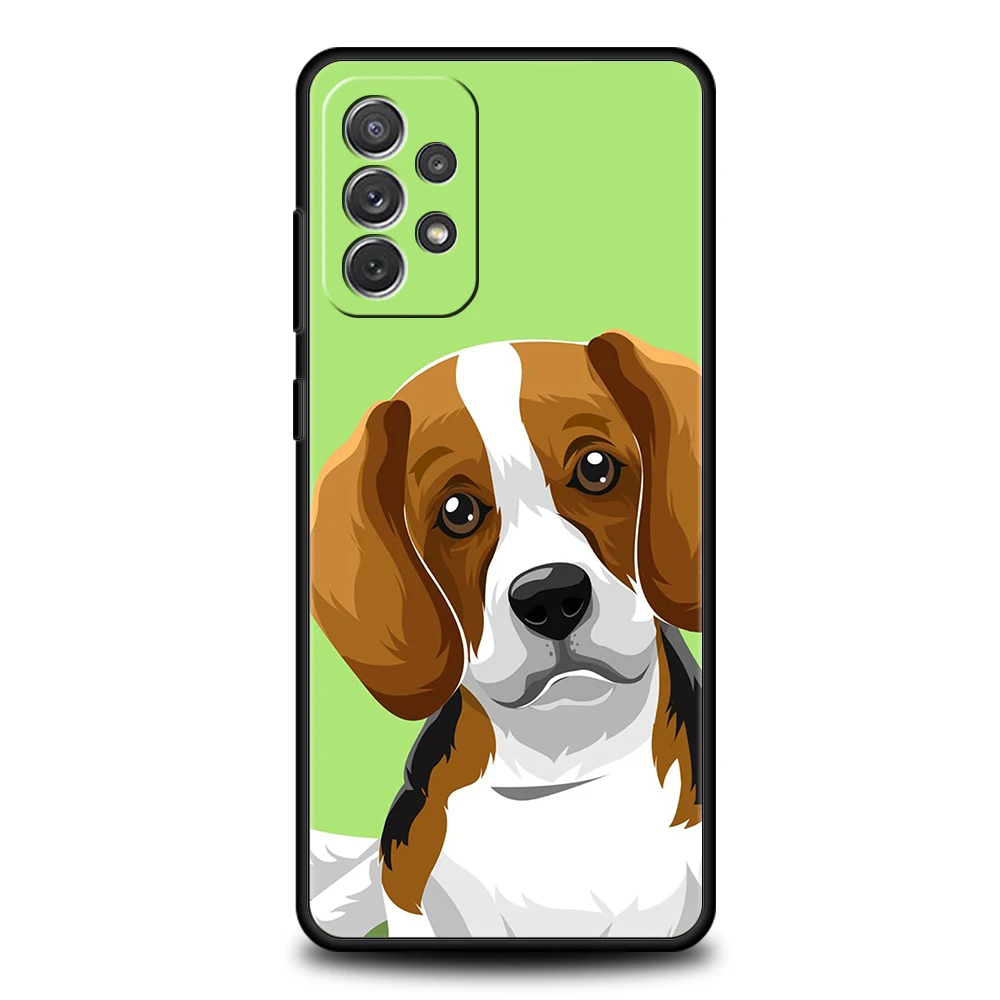 Cartoon Hunde Handyhülle für Samsung Galaxy A14 A54 A34 A51 A71 A72 A73 A32 A52 A52S A01 A11 A21S A31 A41 5G Soft Shell Capas Tasche – Detail 8