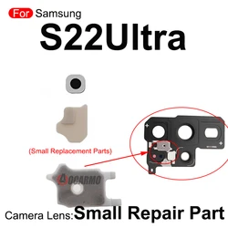 Premium Rear Back Camera Lens with Frame - Replacement Part for Samsung Galaxy S22 Ultra (Small Repair Part)