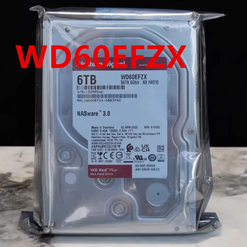 PCパーツ 6TB HDD Original New Hard Disk For WD 6TB SATA 3.5