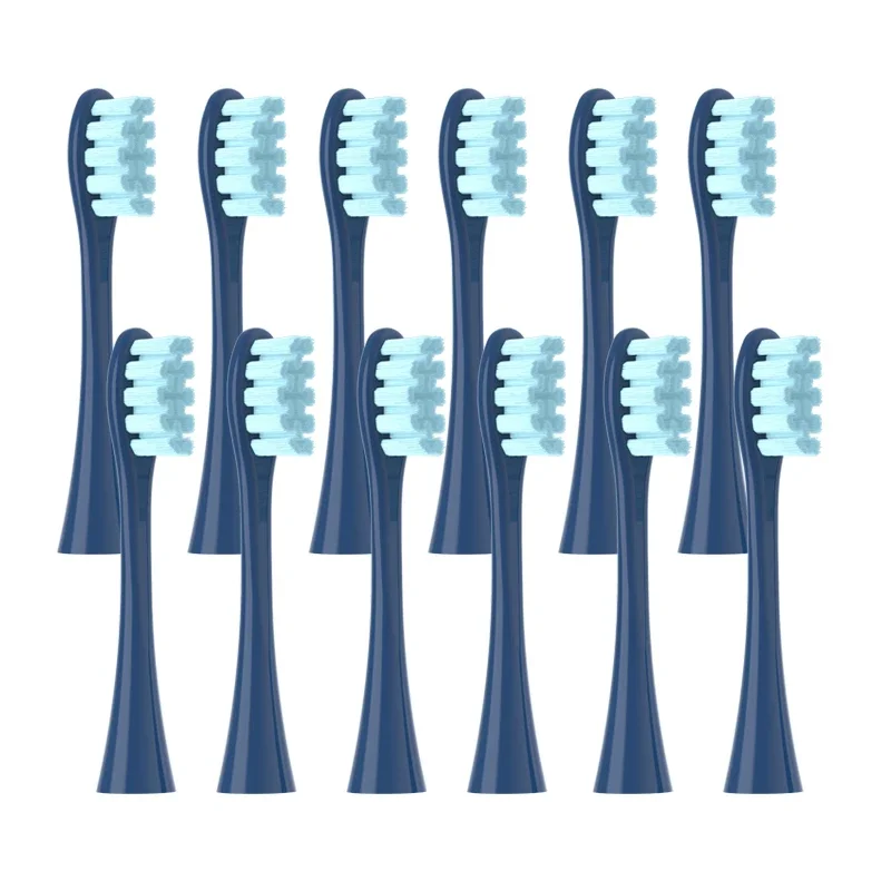 Replacement Brush Heads 2/4/6PCS Soft For Oclean X/ X PRO/ Z1/ F1 Blue DuPont Sonic Toothbrush Vacuum Bristle Nozzles
