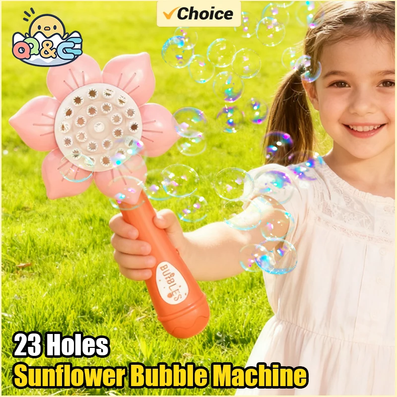 Automatic Bubble Machine Toy for Kids Outdoor Play