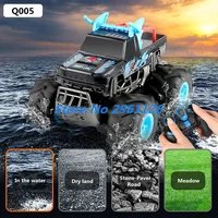 Land Water Amphibious Remote Control Trcuk Car 4WD 360 ° Rotation 45 ° Climbing Electric Off-Road Waterproof RC Truck Boy Gift 2