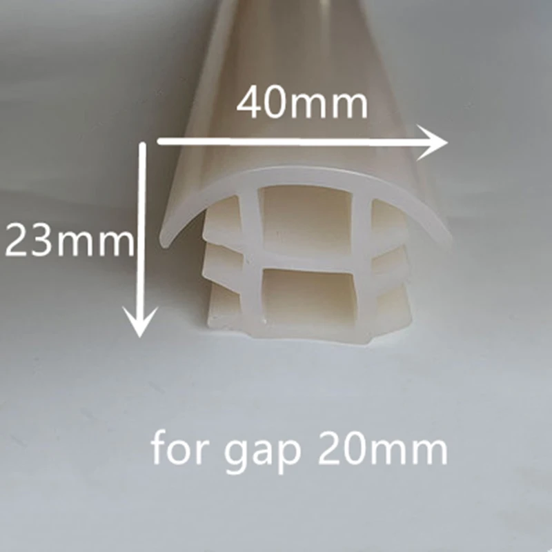 Silicone Rubber T Strip Gap Cover, impermeável,