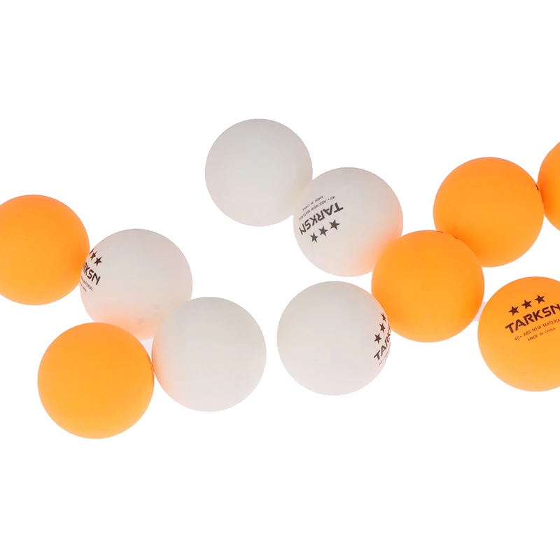 Description Picture 3 of item10 Pcs New Material ABS 40+ Yellow White Color Ping Pong Balls Professional Table Tennis Training Balls 3 Star