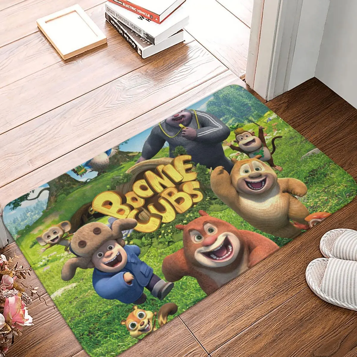 Boonie Bears Tappetino Antiscivolo Club Bath Kitchen Mat Tappeto Da Preghiera Home Modern Decor