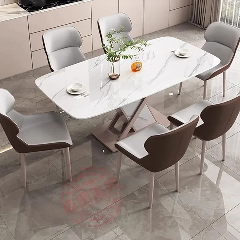 

Luxury Art Dining Table Rectangle Nordic Modern Living Room Dining Table Nordic Minimalist Mesas De Jantar Home Furniture