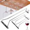 1Pcs 304 Stainless Steel Wine Glass Rack Home Storage Kitchen Supplies Cup Goblets Hanger Upside Down Multi-layer 5