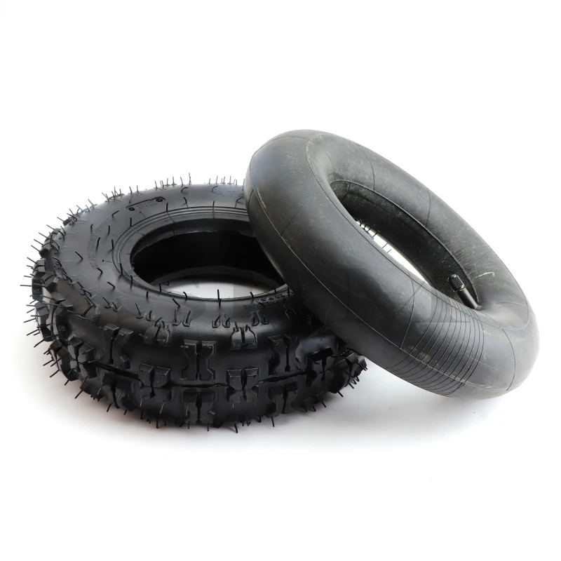 6 inch Tires Front 4.10-6 Rear 13x5.00-6 inner and outer tube For 47cc 49cc Small ATV Go Kart Mini Quad Bike Snowmobile Parts tyre inner tube