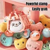 Cartoon Mini Claw Machine Toys for Kids DIY Gashapon Plush Prizes Vending Doll Machines Kit Children Birthday Christmas Gifts 4