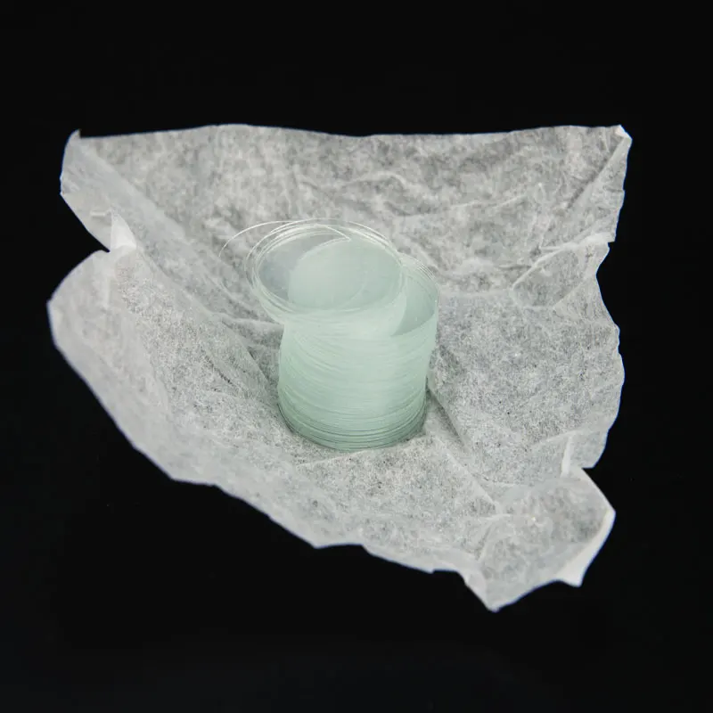 10 상자 1018mm 원형 현미경 유리 슬라이드 커버 슬립 블랭크 슬라이드 커버슬립 두께 0.13 - 0.17mm