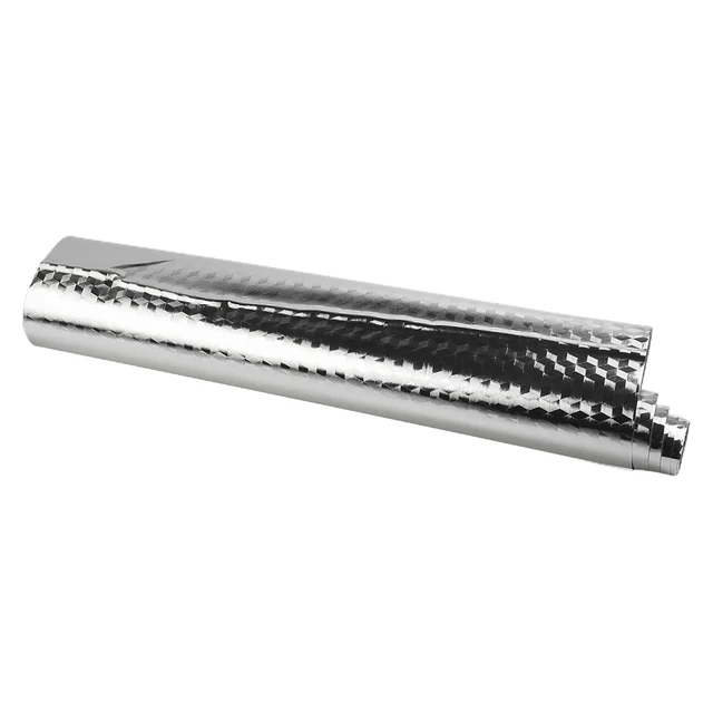 Car Heat Protection Film Oil-proof StickerHeat-resistant Aluminum Foil Wallpaper Self-Adhesive Fireproof Heat Insulation Mat 6