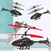 RC Helicopter 2CH Induction Remote Control Floating Airplane Gesture Control Aircraft Suspension Quadcopter with LED Kid Gift 3