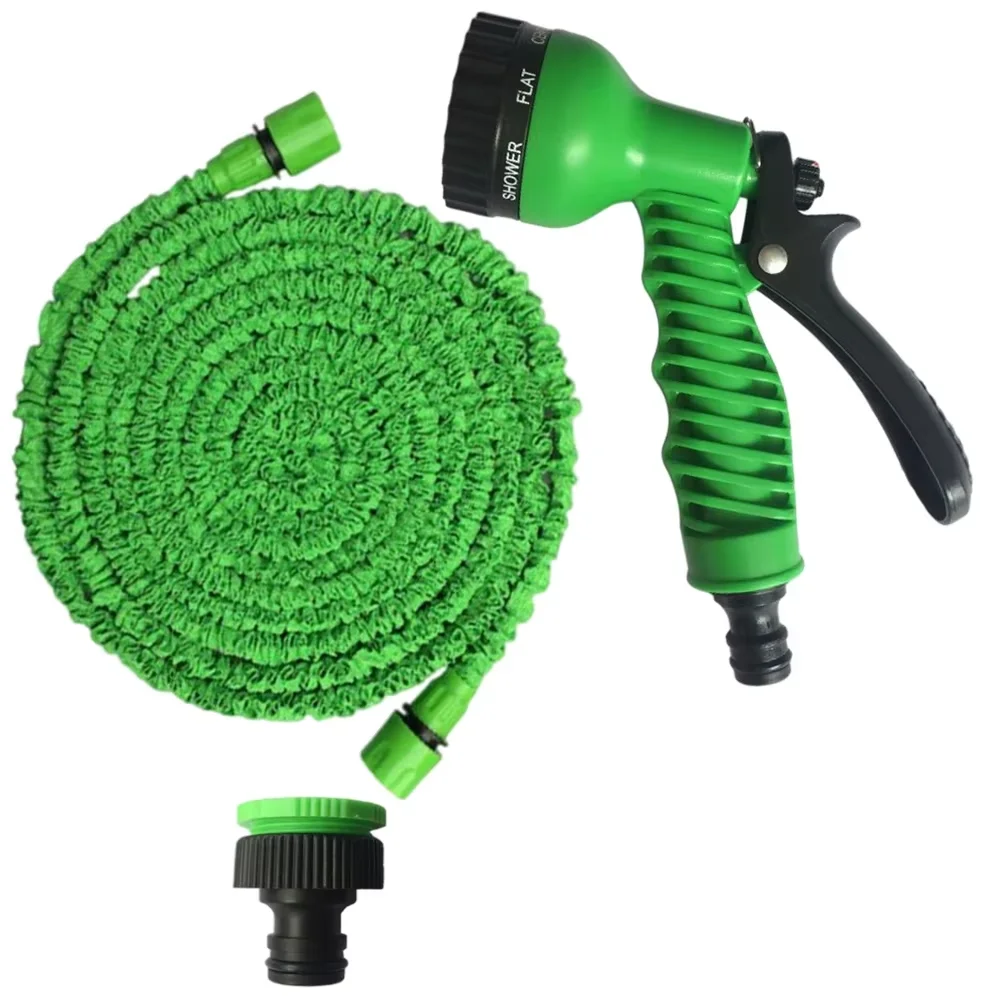 Spray Function Water Gun Home and Garden Watering Tool Lightweight Design Retractable Magic Hose