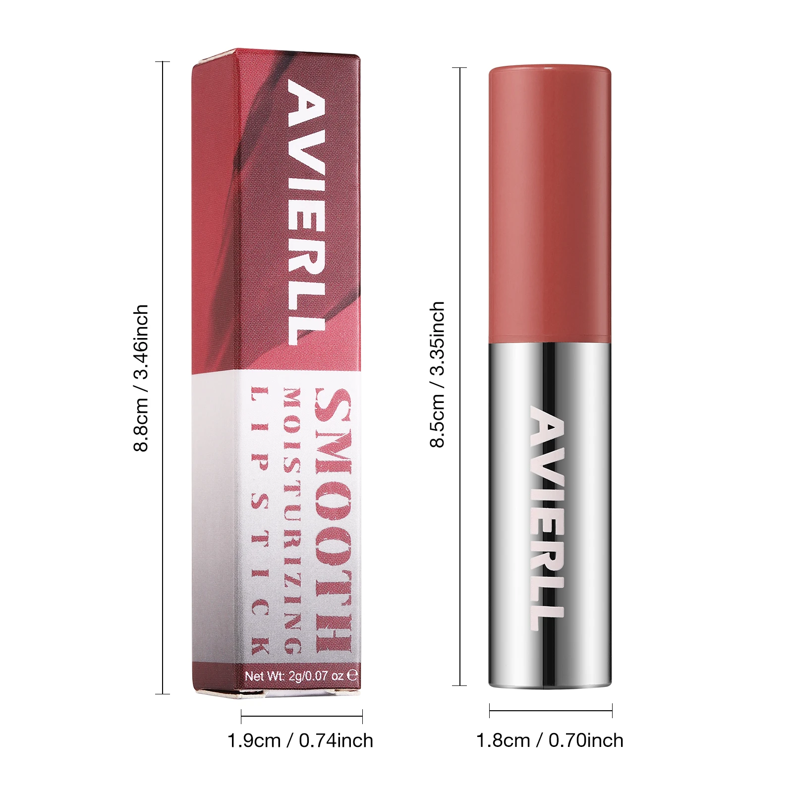 Smooth Matte Lipstick Long-lasting Moisturising Lip Glaze Pen_voghion.com