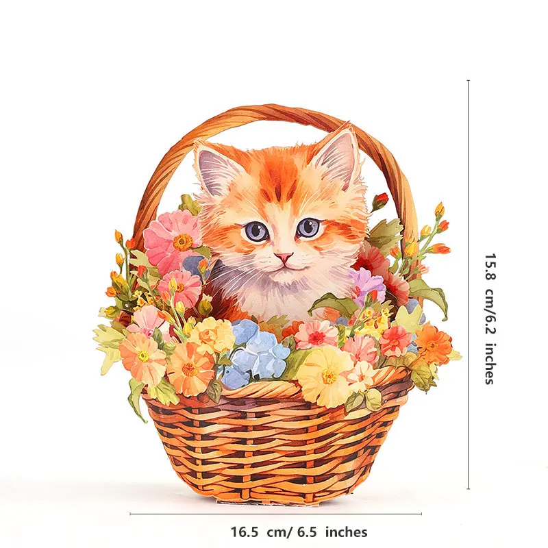 Paper Pop Up Cards Paper Flower Bouquet 3D Popup Greeting Cards with Note Card & Envelope Birthday Card Anniversary greeting cards