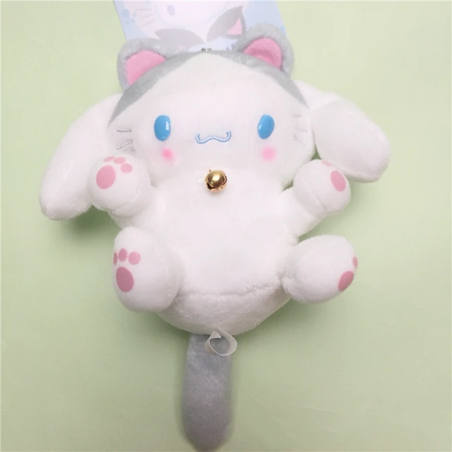 Sanrio Cinnamoroll My Melody Japanese Doll Cute Plush Toys Cartoon Animal Soft Stuffed Fortune Cat Cross Dressing Children Gifts 5