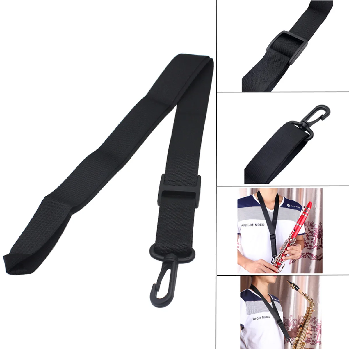 SLADE Saxophone Strap Saxophone Lanyard Neck Strap Protection Neck Sax Double Shoulder for Soprano Tenor Alto for saxophone parts accessories