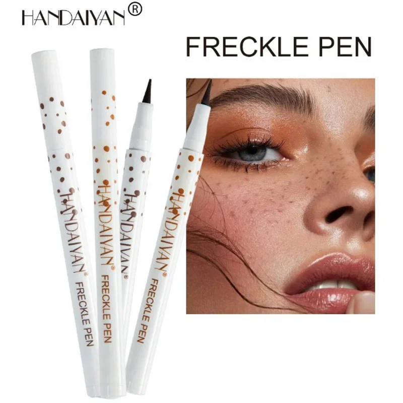 Natural Lifelike Fake Freckle Pen Liquid Freckle Stamp Kit Waterproof Dot Spot Pen Quick Dry Spot Point Tear Mole freckles pen,face freckles pen