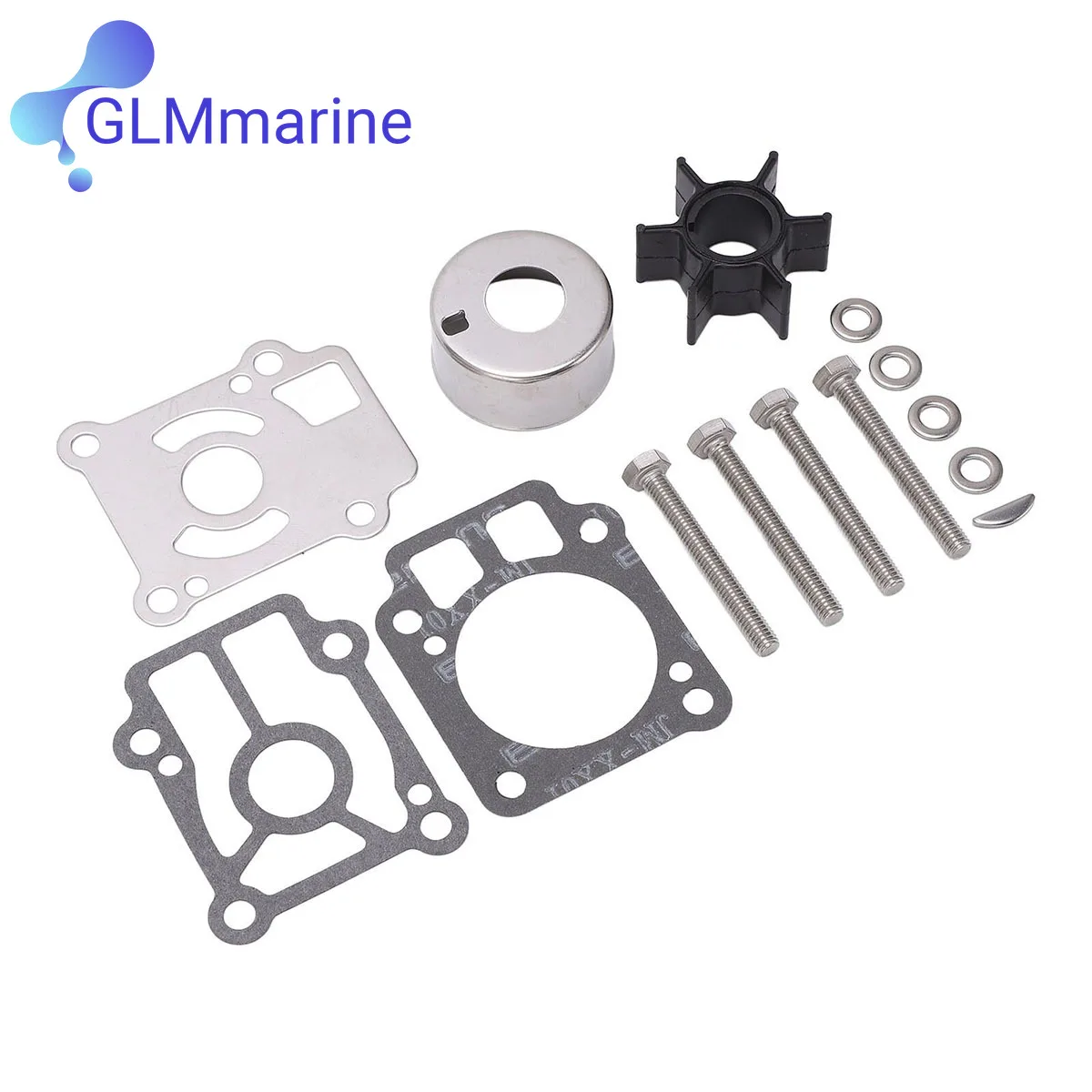 

Water Pump Impeller Repair Kit for Tohatsu Nissan Outboard Motor 2 stroke 25 30 35 40 HP 361873220M 361873220