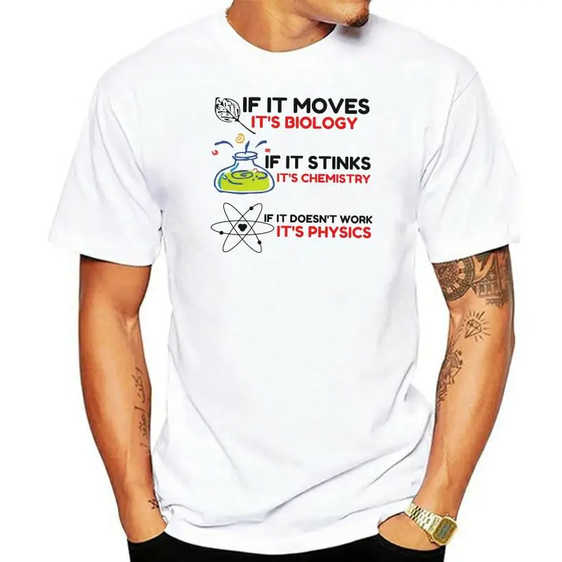 

Unisex Youth Men's and Women's T-shirt Science Biology Chemistry Physics Tee 3D O-neck Short Sleeved Tops Hot Selling Clothing