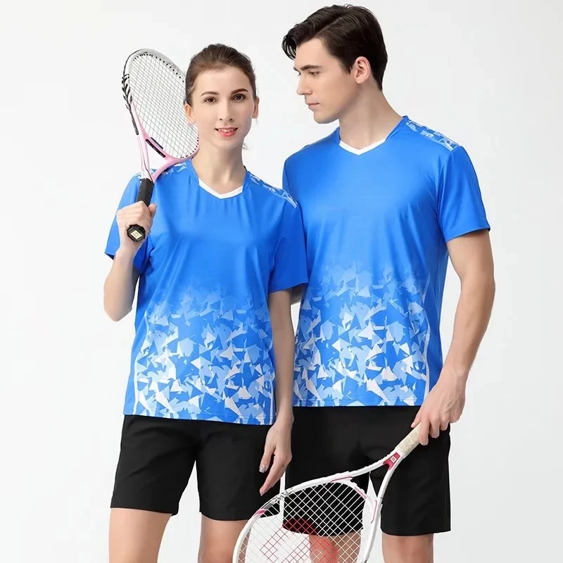 Badminton Shirts Table Tennis Shirts Outdoor Running T-Shirts Fitness Gym Tennis Ping Pong Golf Unisex Men Women Kids