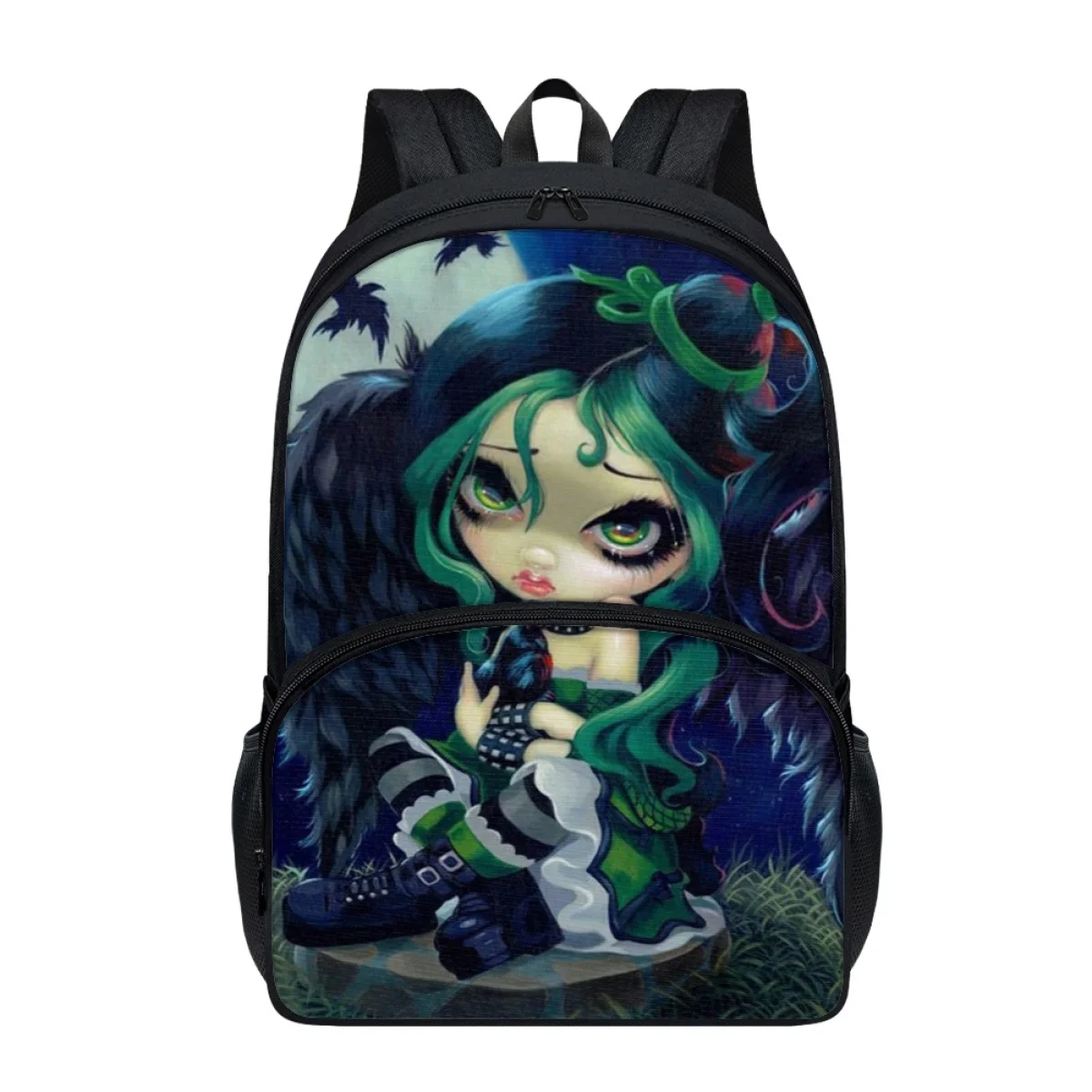 

FORUDESIGNS Cute Cartoon Little Girl School Bags Double Zipper Fashion New Schoolbags Travel Out Backpacks Convenient Escolar