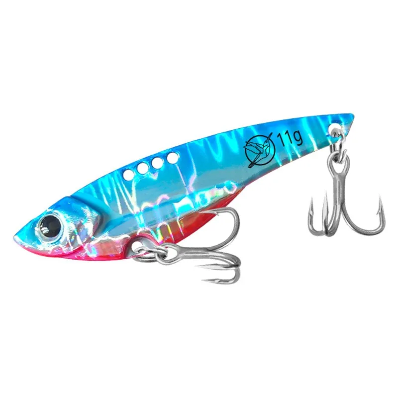1Pcs VIB Fishing Lure 5.5g 7.5g 11g 15g Sinking Blade Bait Long Cast Vibration Artificial Bait Metal Jig Pesca Bass Pike Perch