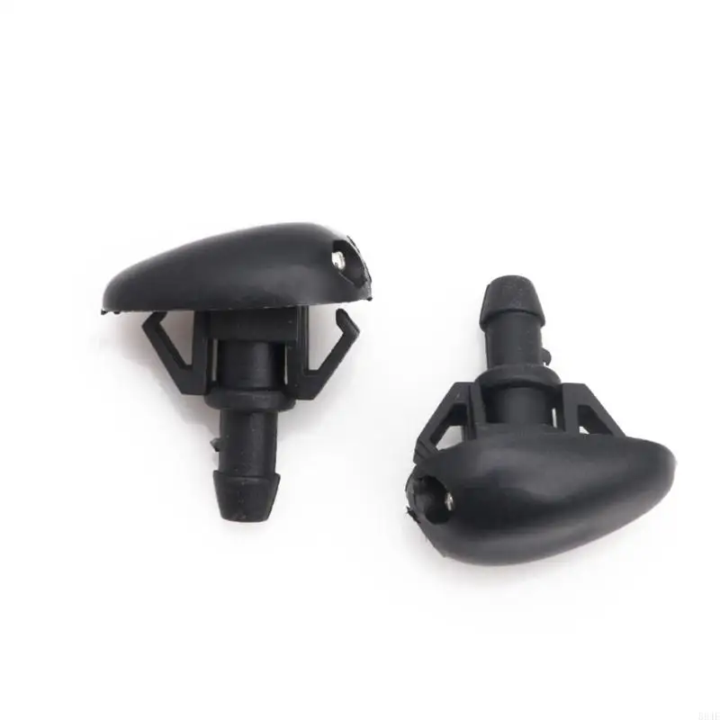 2 Pcs Car Windshield Washer Sprayer Nozzle Dual Holes For Nissan 594E