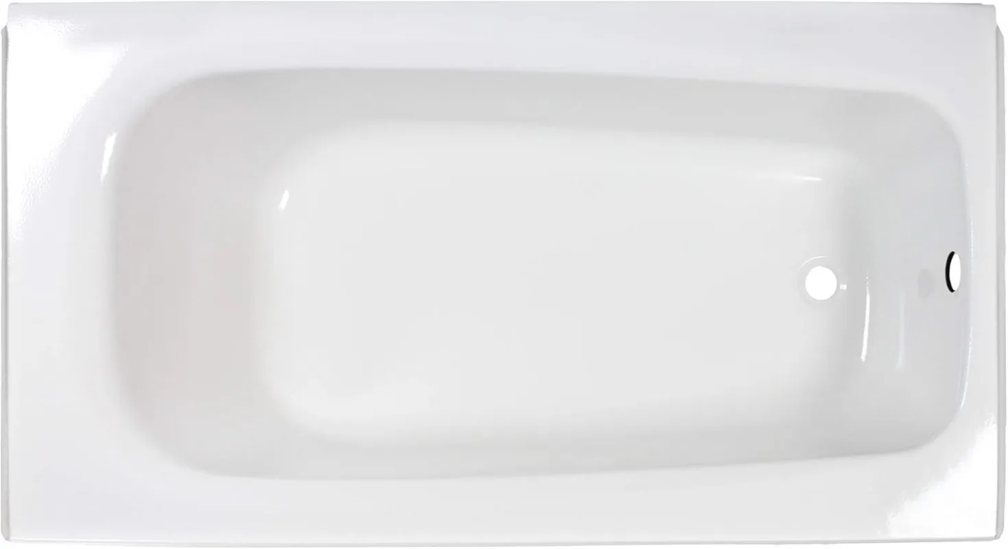 Cambridge Apron-Front Americast Soaking Bathtub Right Hand Drain 5 ft x 32 in White easy to clean and retains luster Durable
