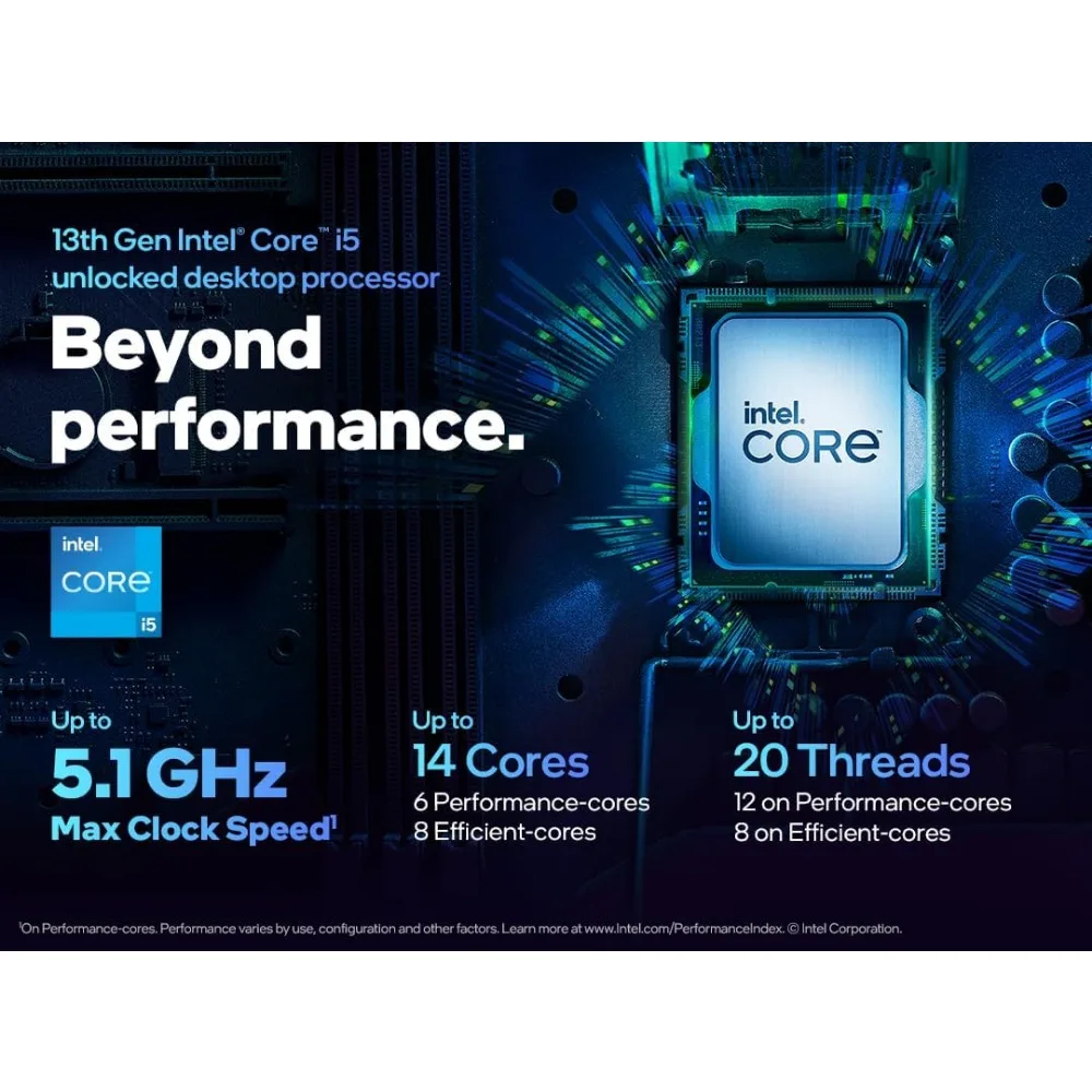 Core i5-13600K Desktop Processor 14 (6 P-cores + 8 E-cores) with Integrated Graphics - Unlocked 3