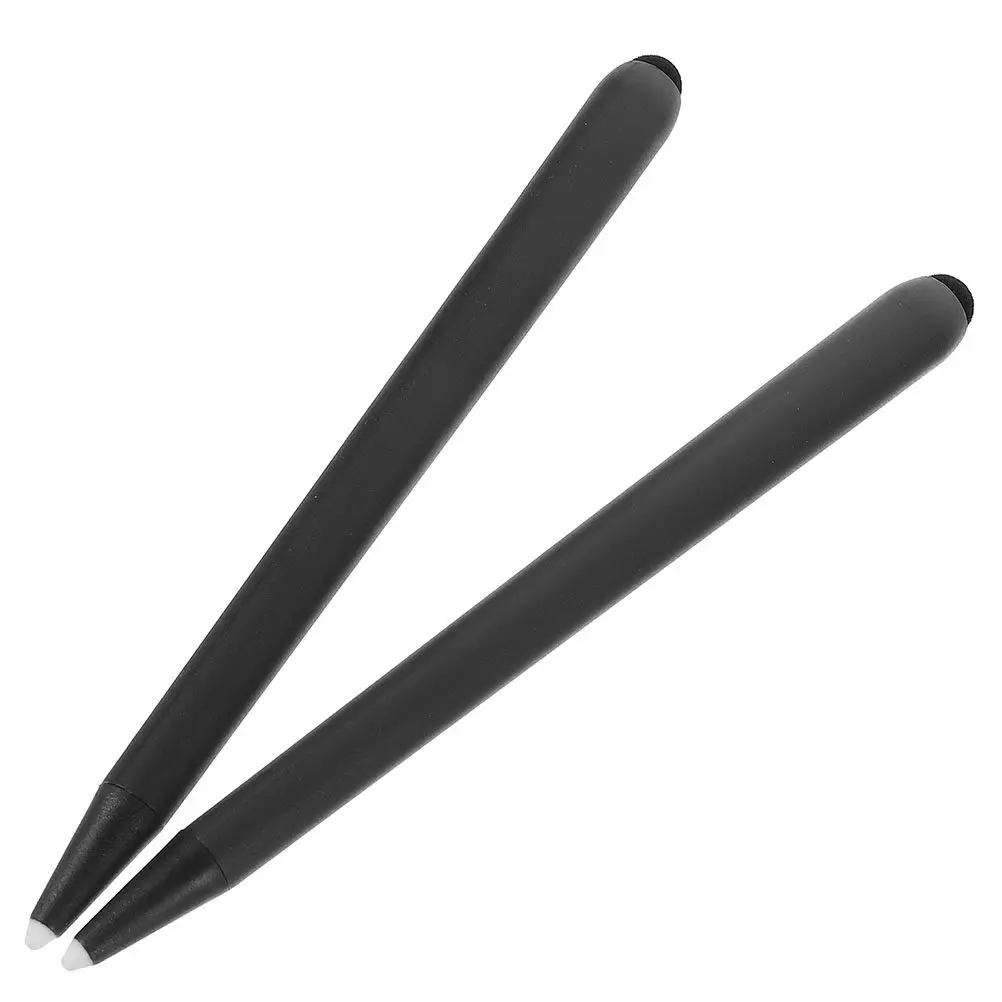 2Pcs 인터랙티브 화이트보드 펜 듀얼 팁 용량성 스타일러스 휴대용 경량 고반응 스크린 태블릿용 필기 펜