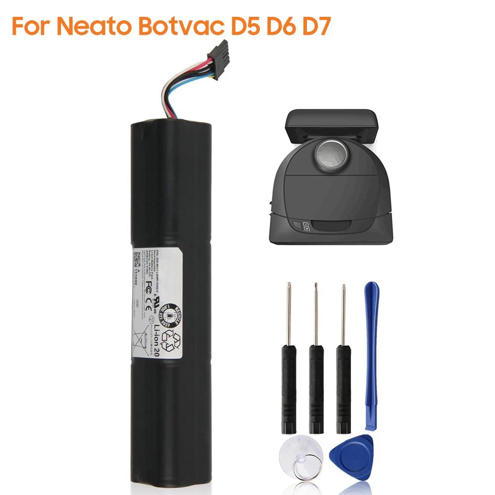 bateria-de-repuesto-para-robot-de-barrido-neato-botvac-d6-d4-d5-d7-d3-205-0011-3600mah