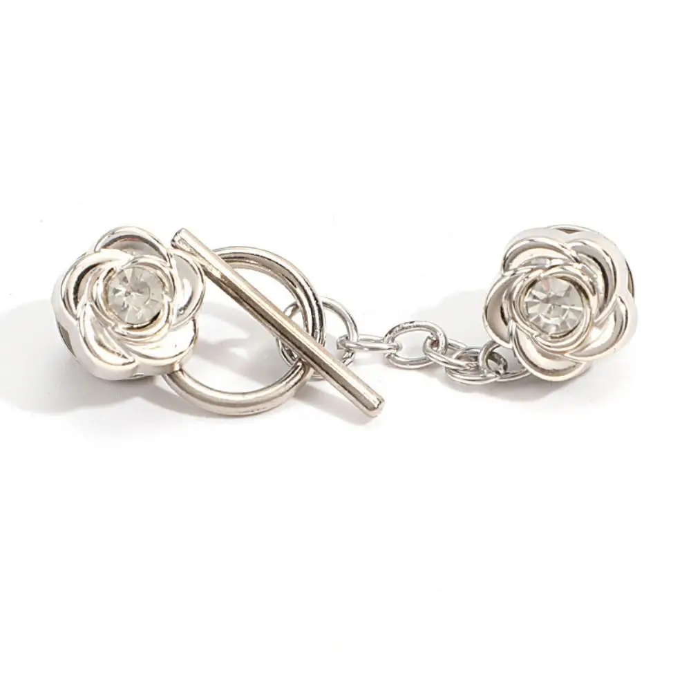 Amaxiu 35 Pezzi Spilla di Perle, Senza Cucire Pantaloni Stringivita Maglione Scialle Cappello Clip Spille per Scollatura Spille da balia Spille per Camicia da Donna Spilla Bottoni Vita Pantaloni