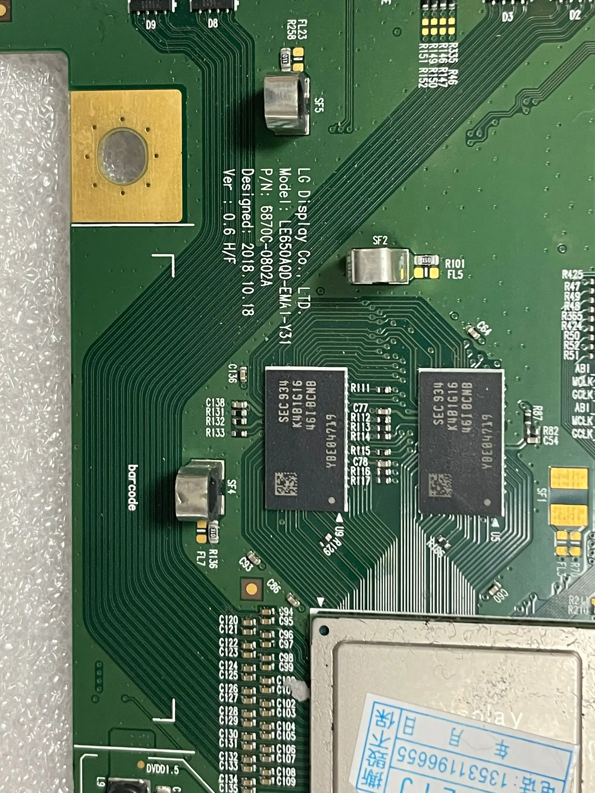 Original Placa Lógica 65c9pca 6870c0802a Le650aqd-ema1-y31 - Imagem 2