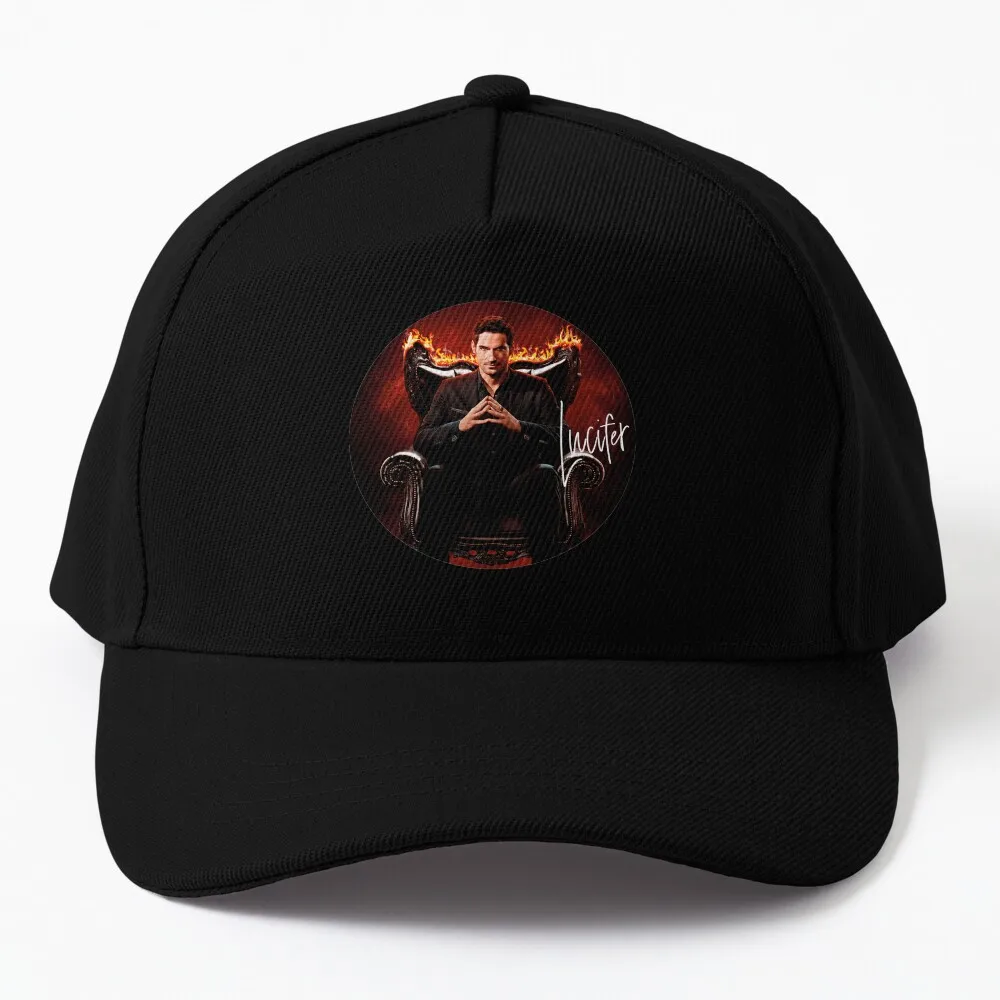

Lucifer circle script photographic print Baseball Cap Hip Hop Hat Man For The Sun Hat Ladies Men'S