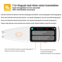 

Smart Portable Voice Translator Scan Pen 112 Languages Real-time Translation Offline Text Reading Translator Business Travel